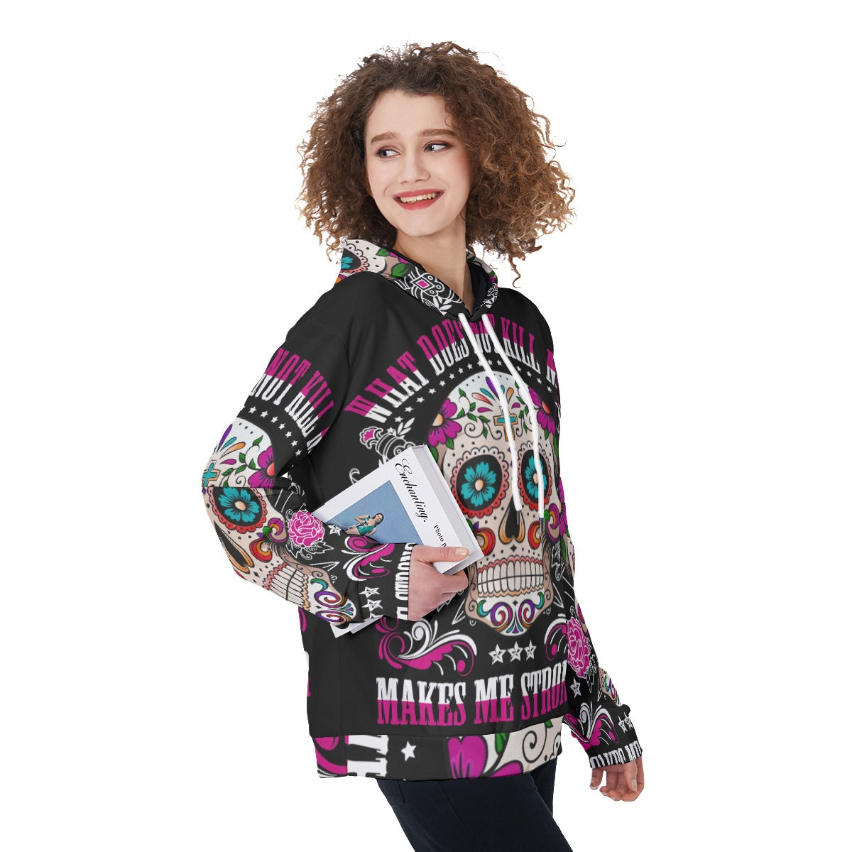 Sugar skull Women's Pullover Hoodie, Day of the dead Hoodie