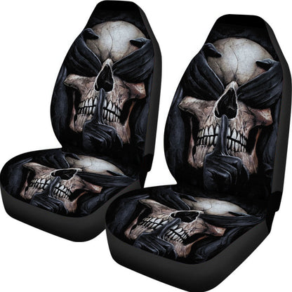 See no hear no speak no evils Universal Car Seat Cover With Thickened Back