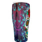 Sugar skull floral skeleton Tumbler 30oz, Dia de los muertos rose skull tumbler mug cups