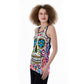 Dia de los muertos Women's Back Hollow Tank Top