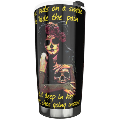 Sugar skull Tumbler 20oz