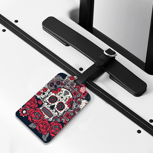 Sugar skull Day of the dead Luggage tags