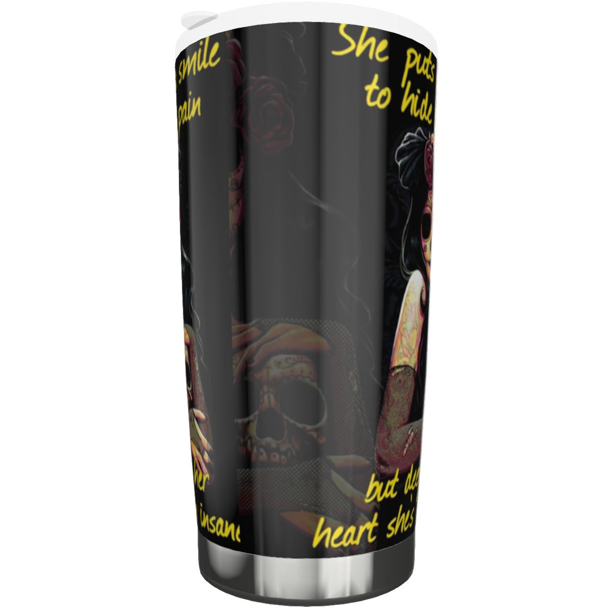 Sugar skull Tumbler 20oz