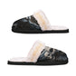 Gothic skull Home Plush Slippers