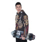 Grim reaper gothic Men's Heavy Fleece Raglan Hoodie