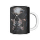 No see no hear no speak evils ceramics mug, skull tumbler cup