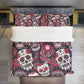 Day of the dead Four-piece Duvet Cover Set, sugar skull dia de los muertos bedding set cover