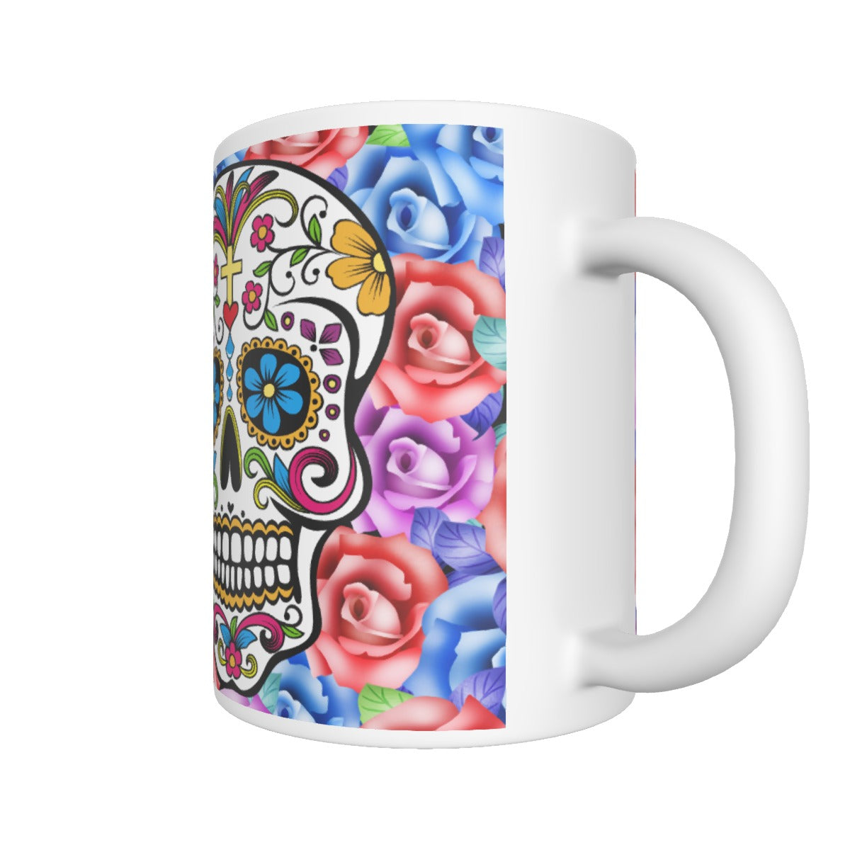Dia de los muertos sugar skull Ceramics mug