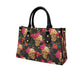 Floral skull Handbag, Sugar skull handbag, Halloween skeleton bag, gothic bag, skull women's bag