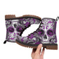 Sugar skull All-Over Print Women's Martin Short Boots