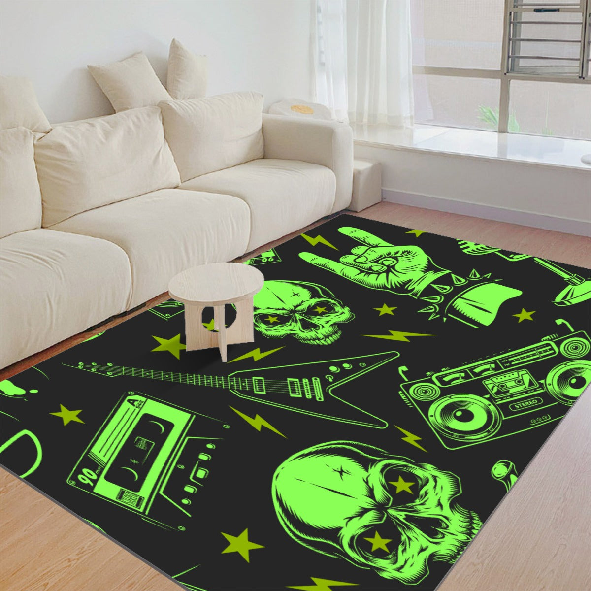 Halloween Foldable Rectangular Thickened Floor Mat