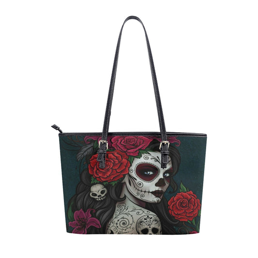 Sugar skull girl Women's Tote Bag, Day of the dead handbag