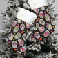 Sugar skull pattern Christmas Socks