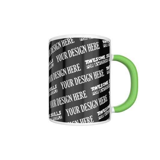 Custom - Coffee Mug-Green color inside