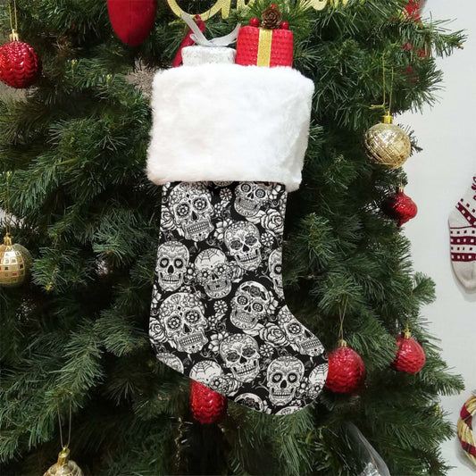 Day of the dead Print Christmas Socks