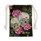 Dia de los muertos skeleton Drawstring Bag, Mexican sugar skull bag handbag shoulder bag backpack