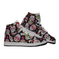 Sugar skull Day of the dead Women's Synthetic Leather Stitching Shoes