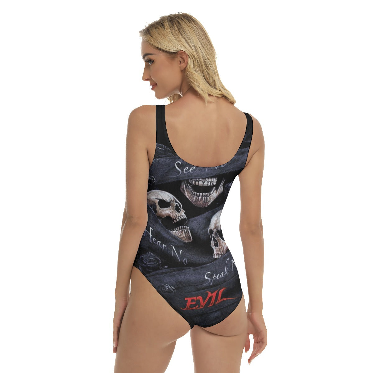 No see no hear no speak evils Women's One-piece Swimsuit