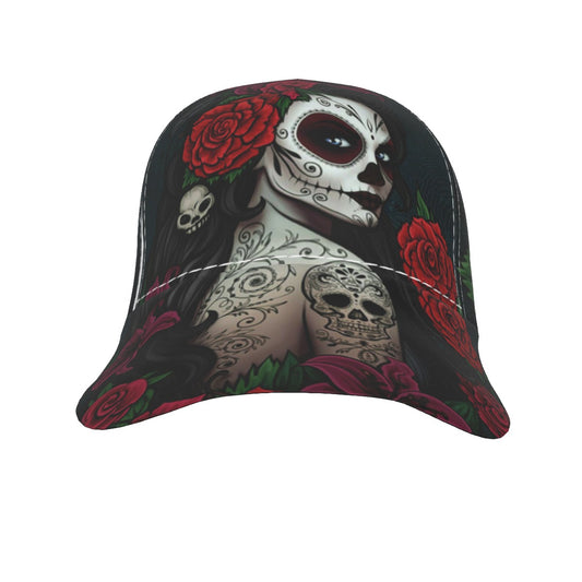 Sugar skull All-Over Print Peaked Cap Hat