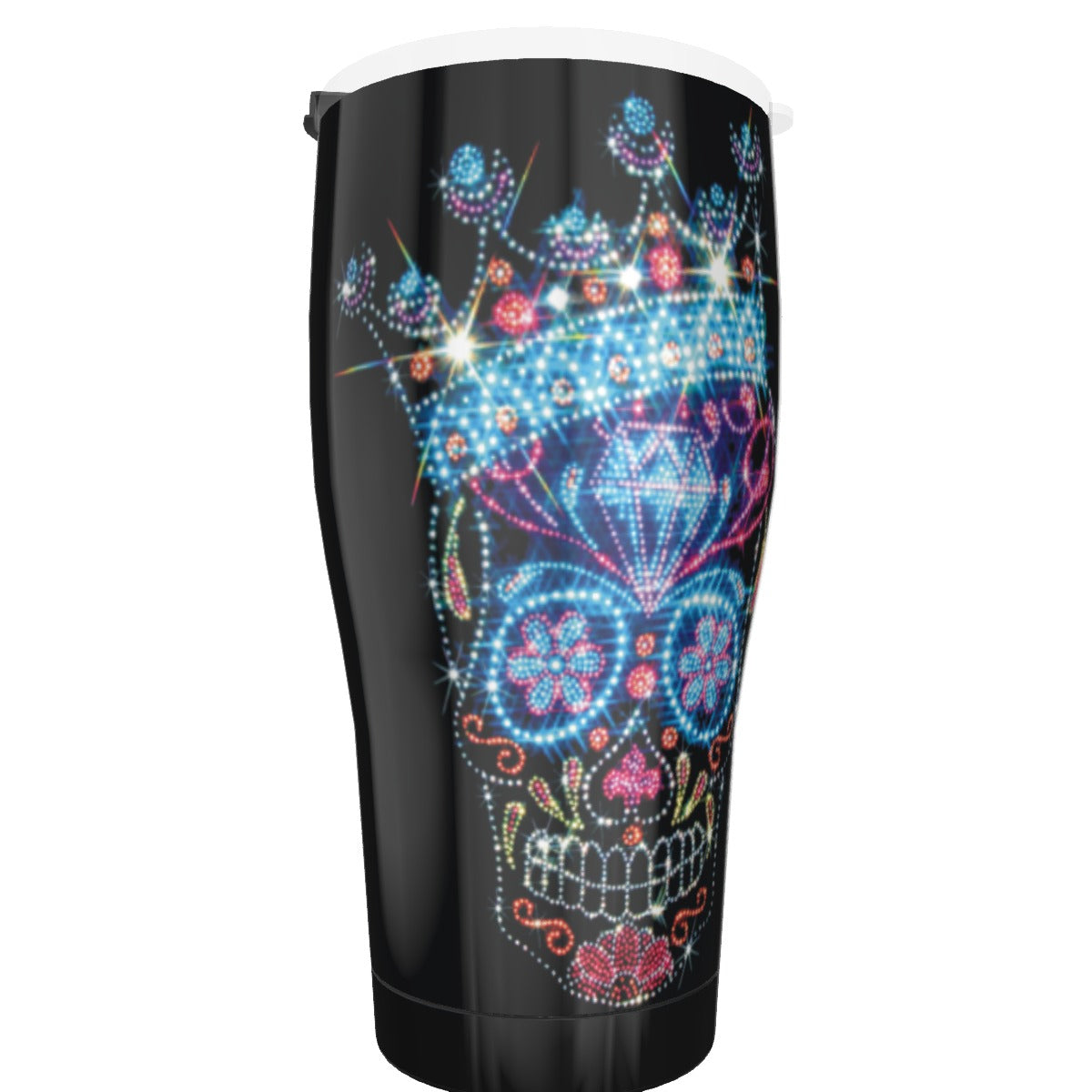 Sugar skull custom Name Tumbler 20oz/30oz