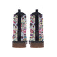 Day of the dead sugar skull gothic dia de los muertos Men's Martin Short Boots