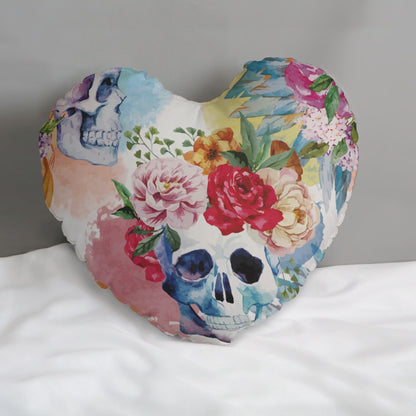 All-Over Print Heart-shaped pillow