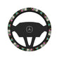Sugar skull Steering Wheel Cover, Day of the dead steering wheel cover, gothic skull car accessories