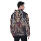 Grim reaper gothic Men's Heavy Fleece Raglan Hoodie