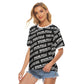 Custom print on demand pod Women's Shirts With Ribbed