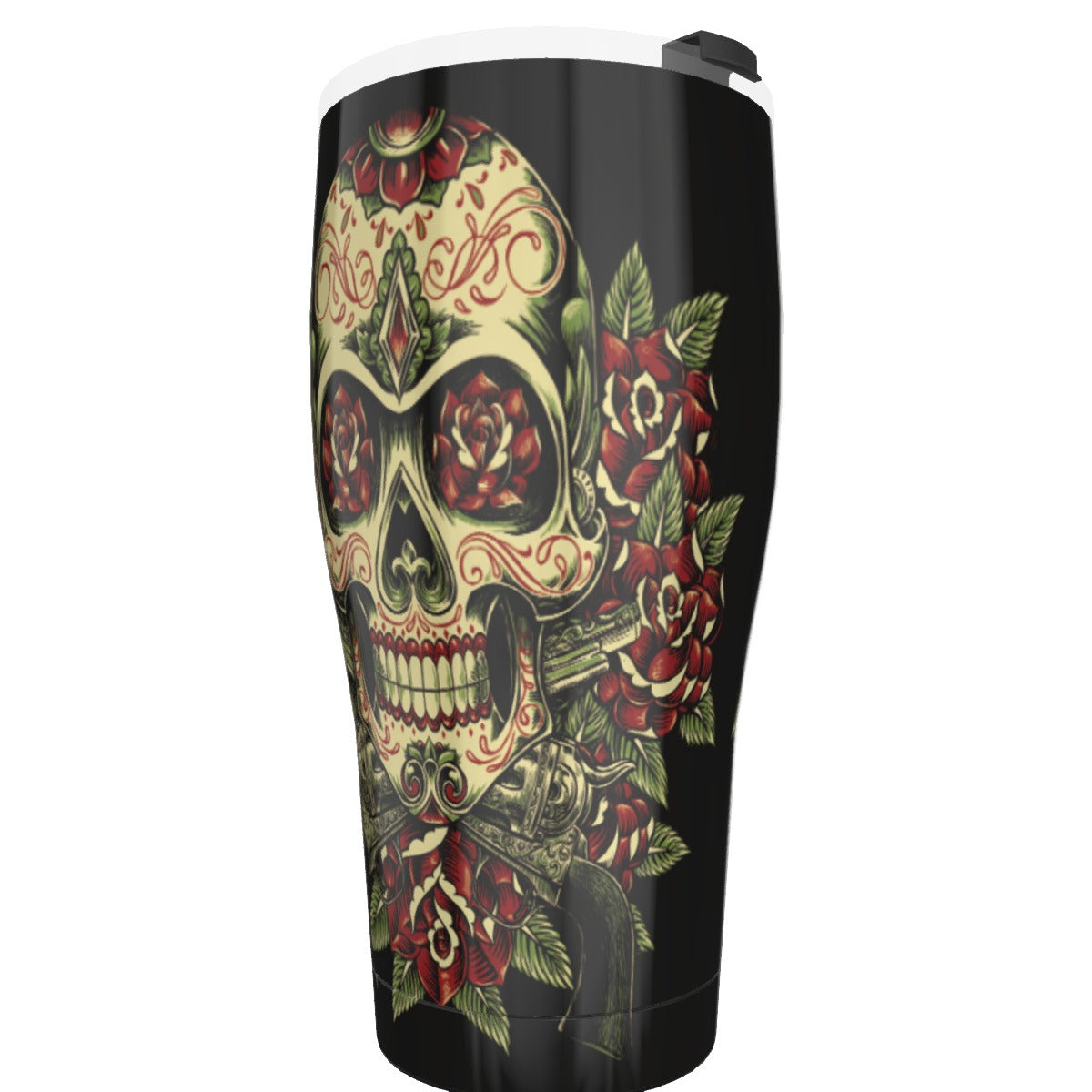 Sugar skull Day of the dead Tumbler 30oz, Calaveras mexican skull Tumbler cup mug