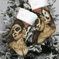 Sugar skull girl stocking All-Over Print Christmas Socks