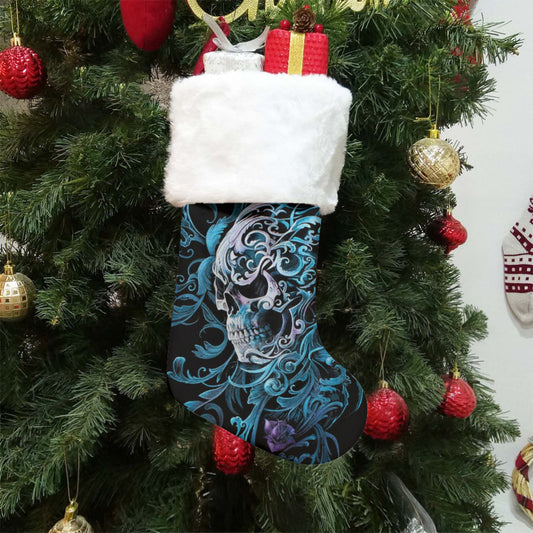 Sugar skull girl All-Over Print Christmas Socks