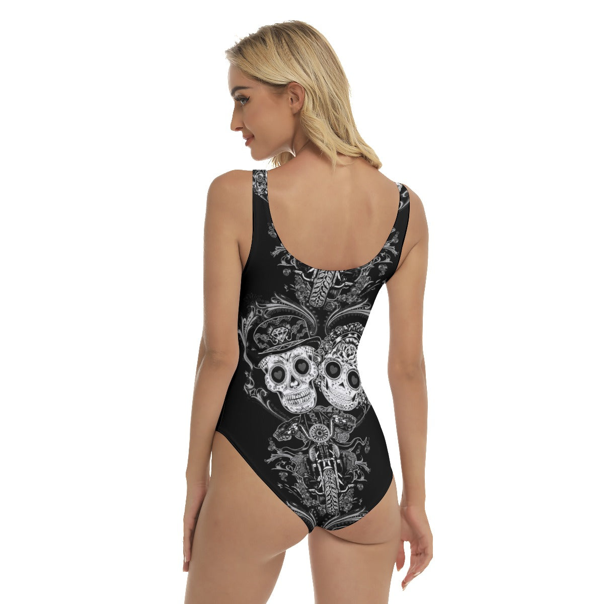 Day of the dead Dia de los muertos Women's One-piece Swimsuit, Sugar skull swimsuit