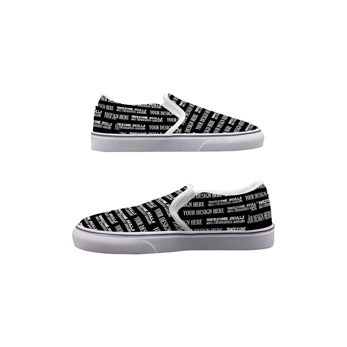 Custom Print on Demand POD Women's Slip On Sneakers