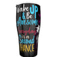 Sugar skull Cone Tumbler 30oz
