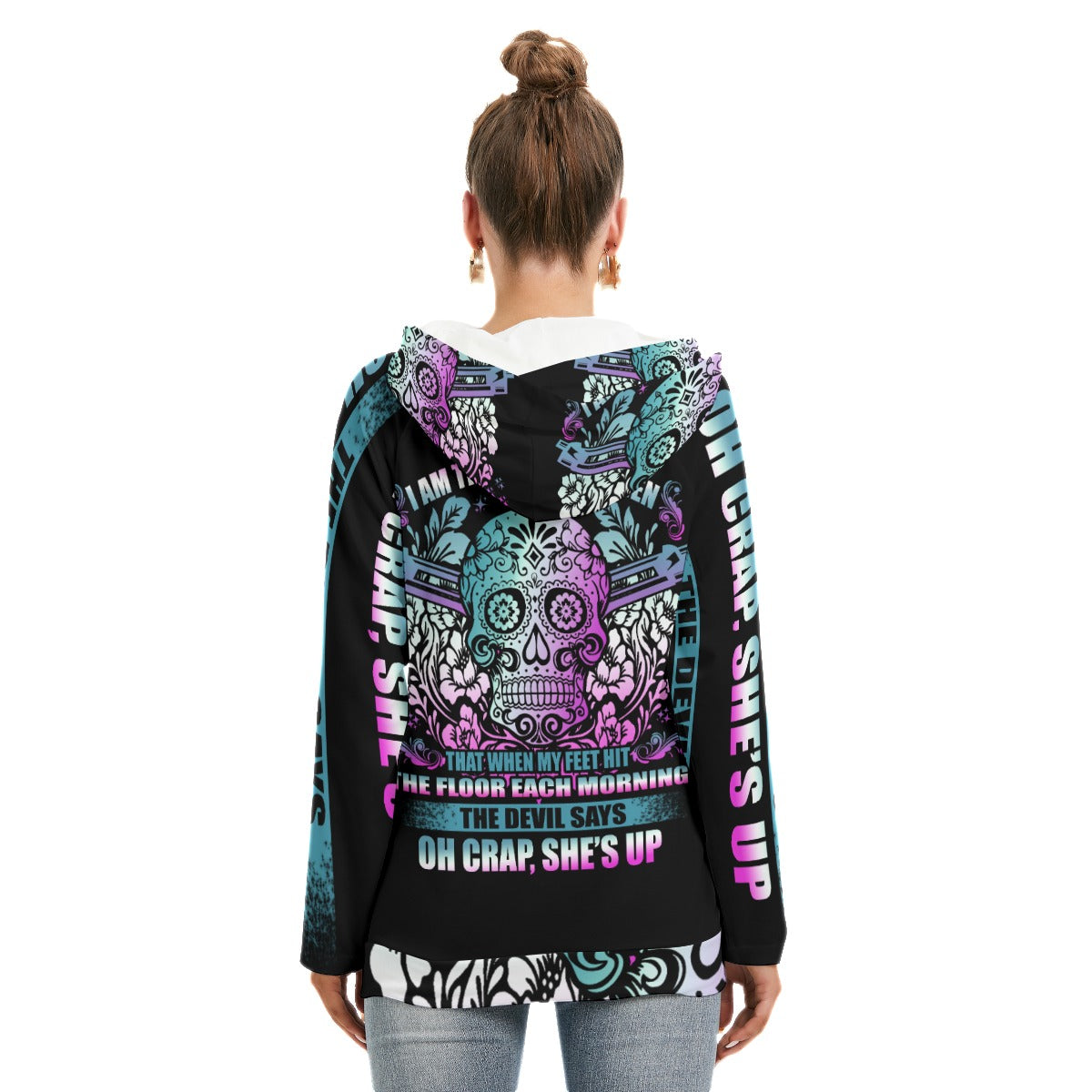 Day of the dead  Women's Hoodie With Double Hood