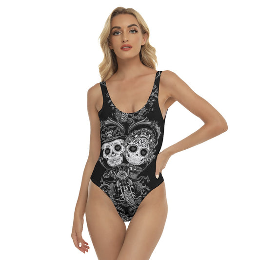 Day of the dead Dia de los muertos Women's One-piece Swimsuit, Sugar skull swimsuit