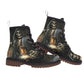 Grim reaper Halloween skull Men's Martin Short Boots