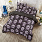 Day of the dead sugar skull Four-piece Duvet Cover Set, Gothic skeleton bedding cover set