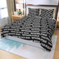 Custom Print on demand POD Three Piece Duvet Cover Set