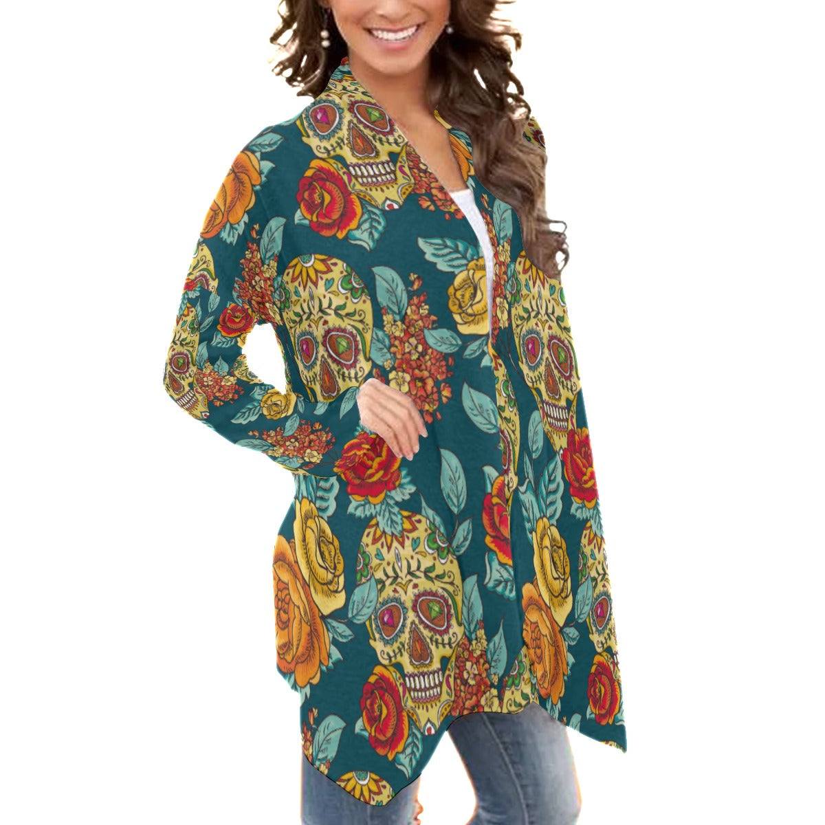 Day of the dead Women's Cardigan With Long Sleeve