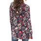 Day of the dead All-Over Print Women's Cardigan With Long Sleeve