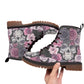 Sugar skull Dia de los muertos boots for men women, Day of the dead skull boots shoes
