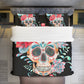 Gothic rose skull skeleton Four-piece Duvet Cover Set