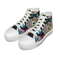 Day of the dead sugar skull Women's Canvas Shoes, Mexican calaveras skull skeleton shoes sneakers