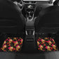 Gothic floral skull Mining Car Mats