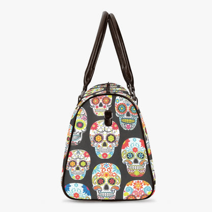 Sugar skull girl Hospital Bag, floral skull Hospital Bag, calaveras skull Overnight Bag, dia de los muertos skull travel bag