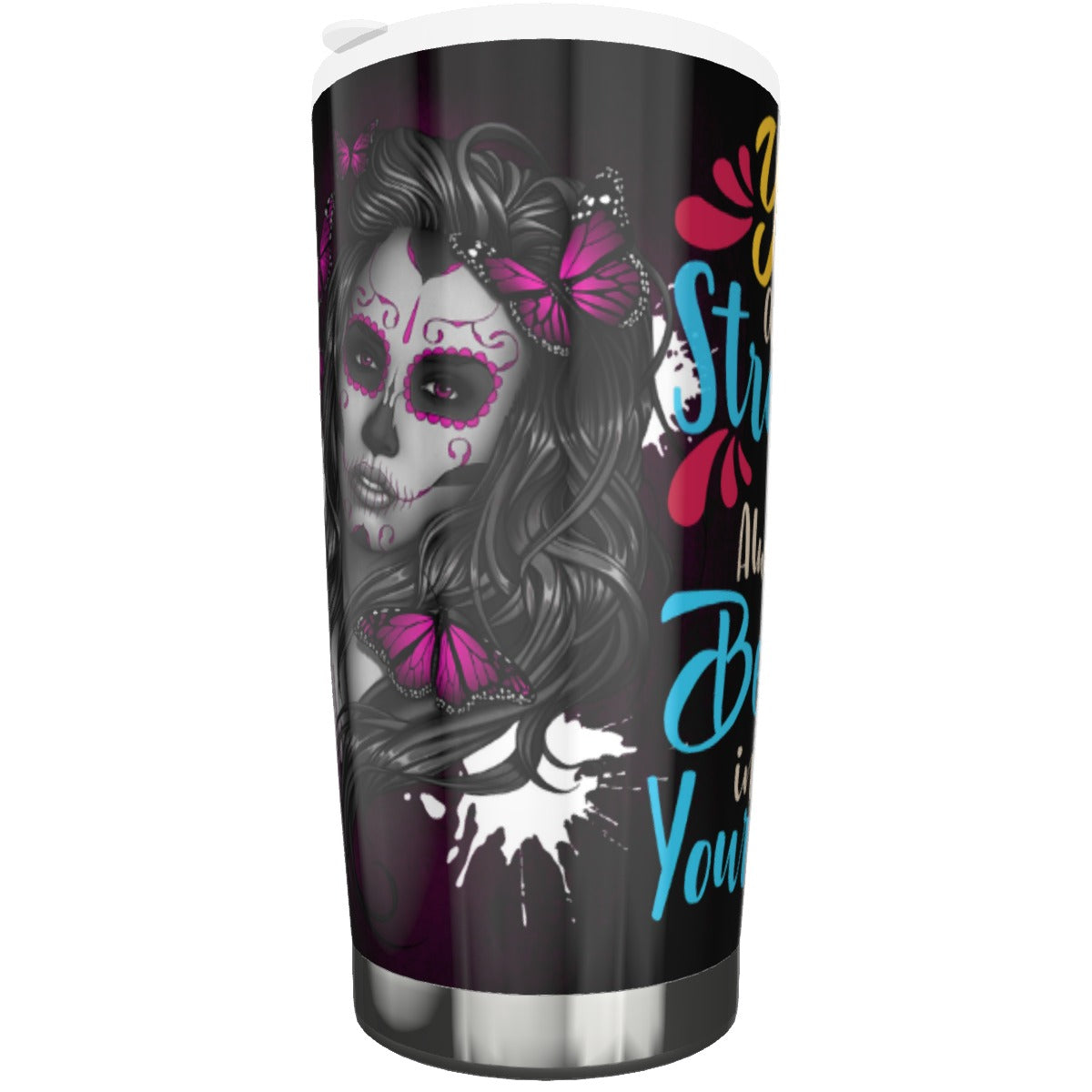 Sugar skull Tumbler 20oz