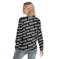 Custom print on demand pod Women's Hoodie Slim Round Neck Sweatshirt