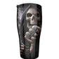 Gothic BOSS grim reaper skull Tumbler 30oz